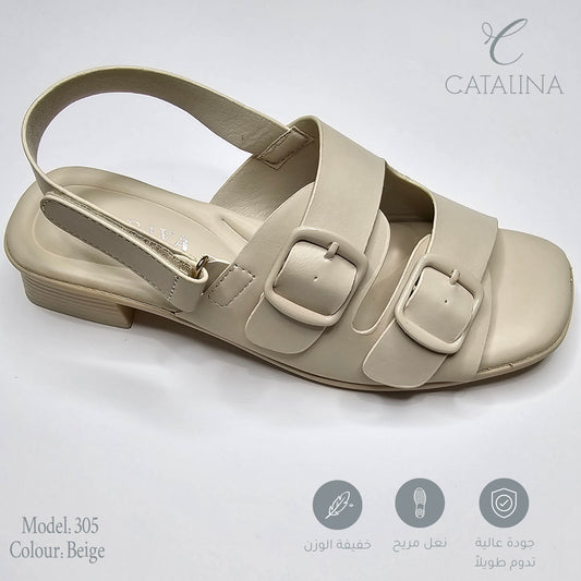 سليبر طبي نسائي مريح موديل 305 - blue - CATALINA