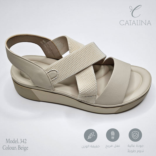 سليبر طبي نسائي مريح موديل 342 - black - CATALINA