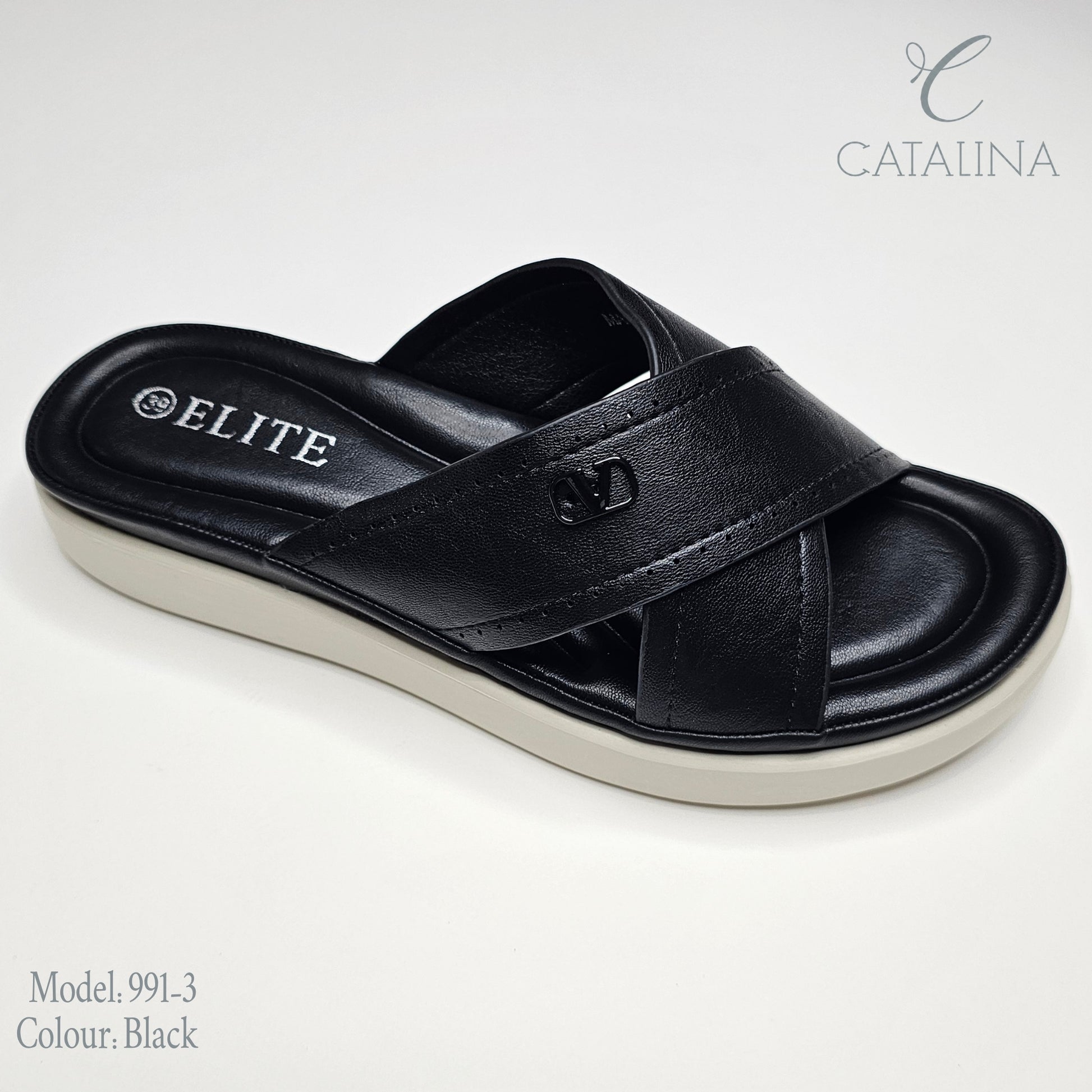 سليبر طبي نسائي مريح موديل 991-3 - black - CATALINA