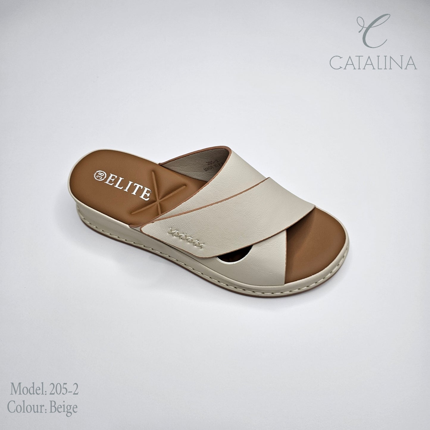 سليبر طبي نسائي مريح موديل 205-2 - black - CATALINA