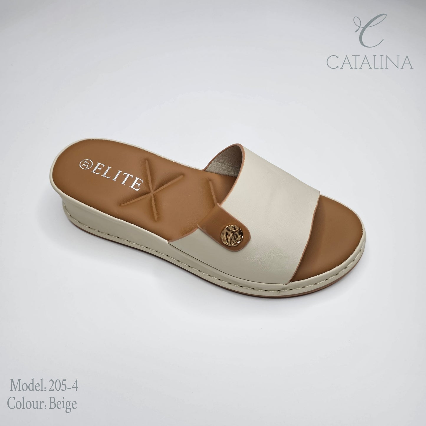 سليبر طبي نسائي مريح موديل 205-4 - black - CATALINA