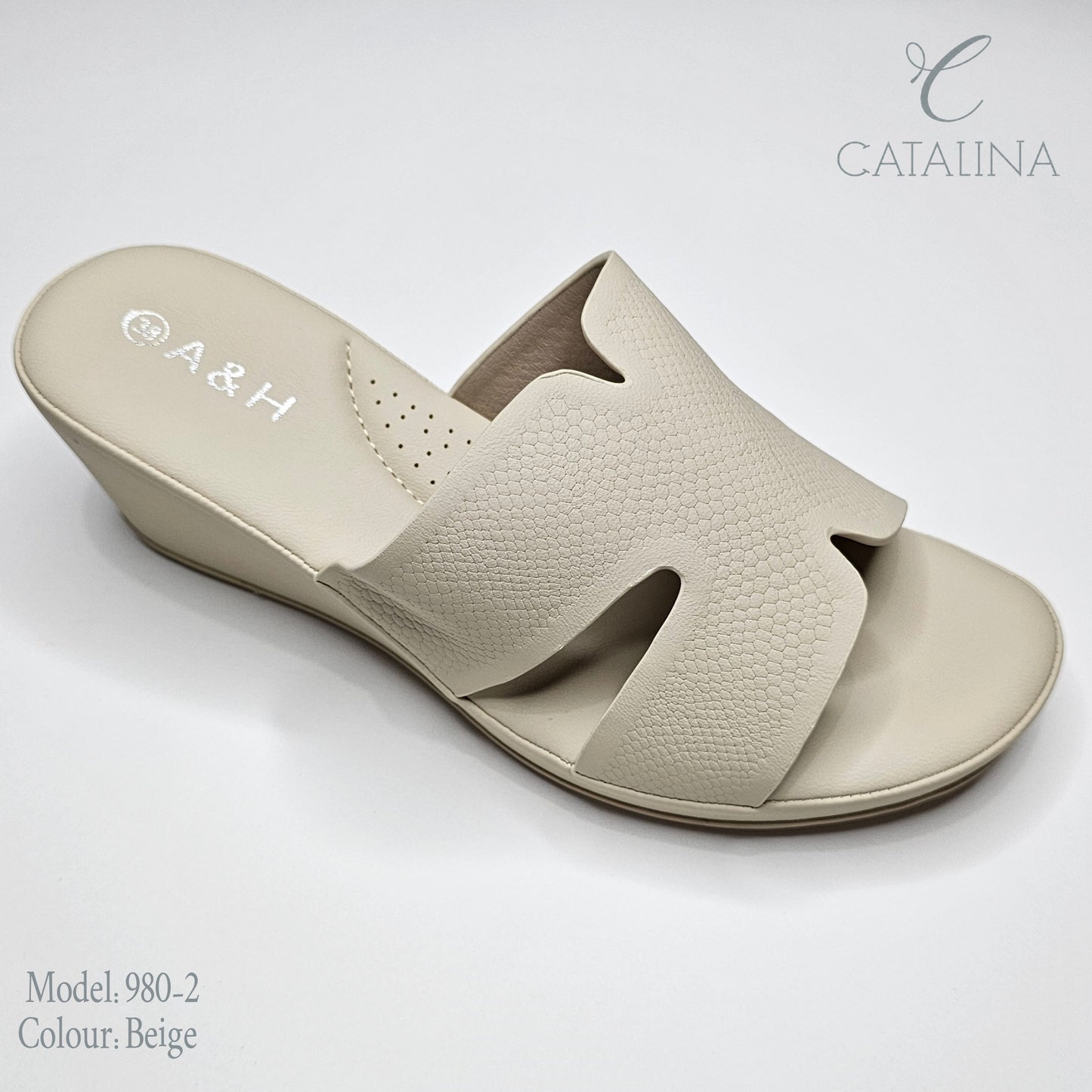 سليبر طبي نسائي مريح موديل 980-2 - black - CATALINA