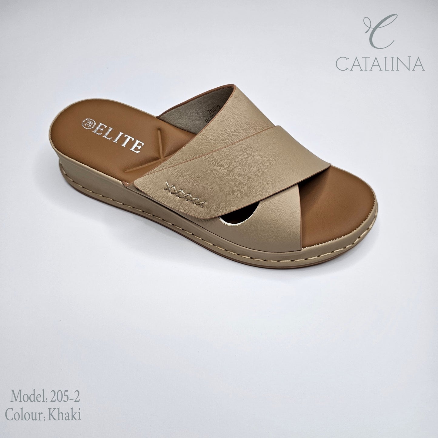 سليبر طبي نسائي مريح موديل 205-2 - black - CATALINA