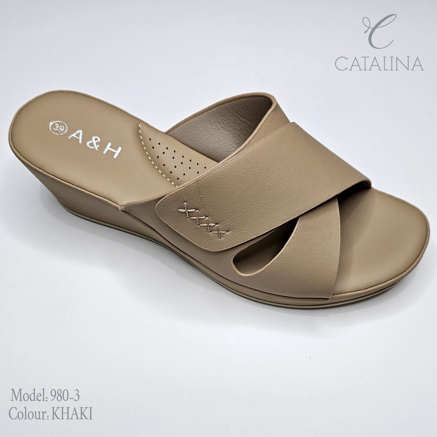 سليبر طبي نسائي مريح موديل 980-3 - black - CATALINA